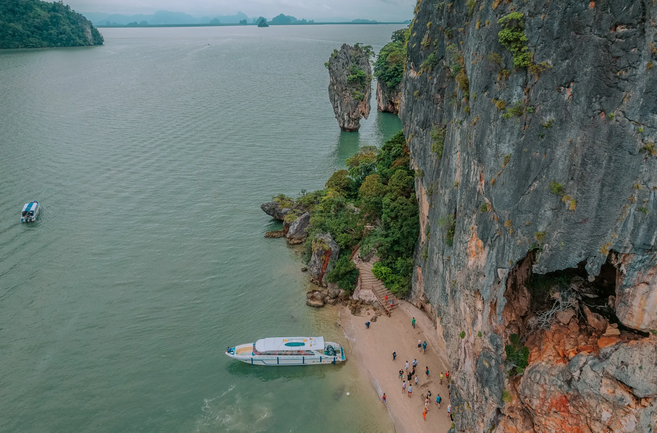 James Bond Island and its dramatic limestone coast